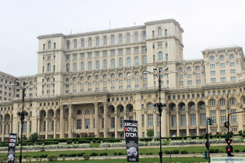 Der Parlamentspalast in Bukarest