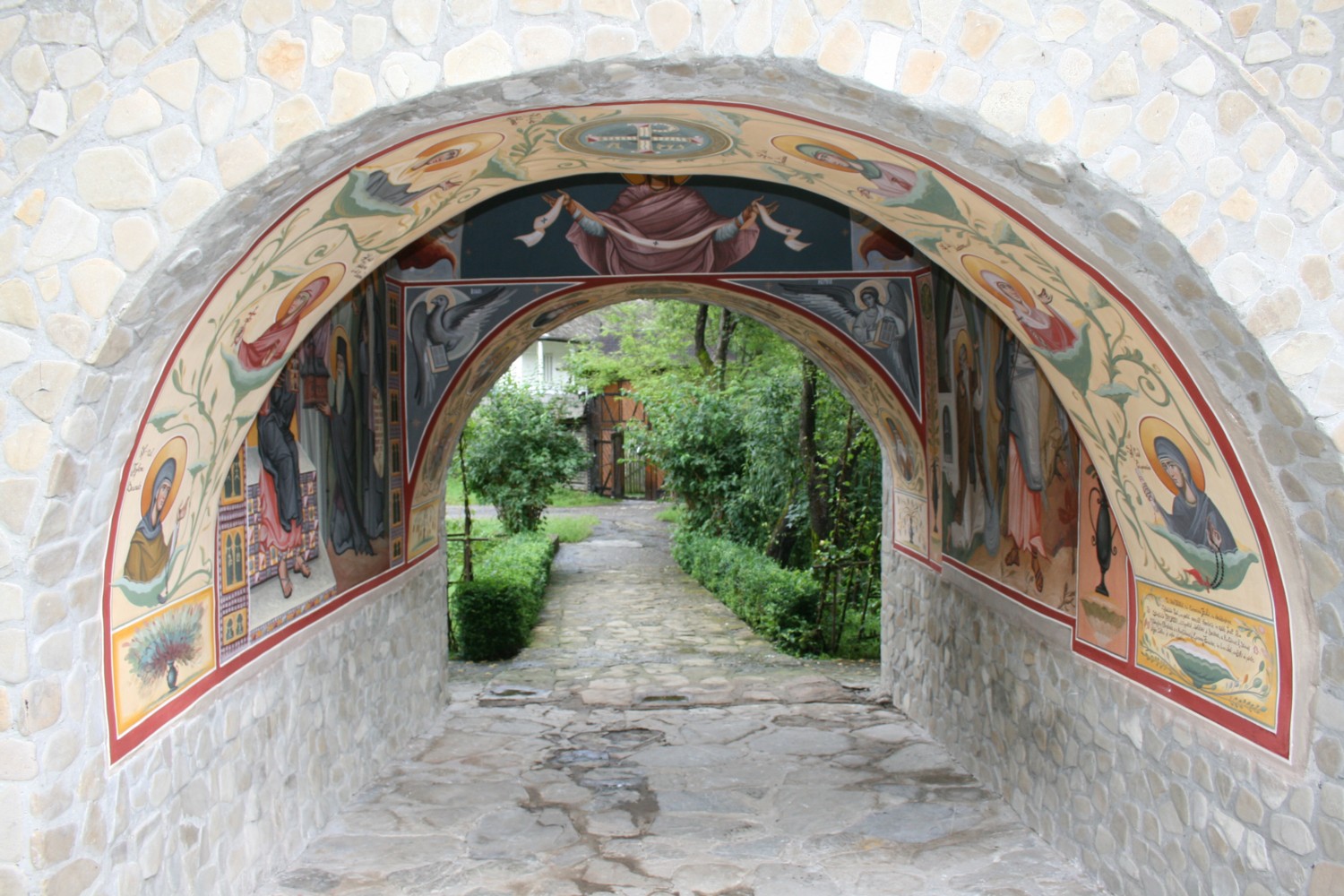 Rumänien-Bukowina: Kloster Alt-Agapia (Agapia vom Berg)