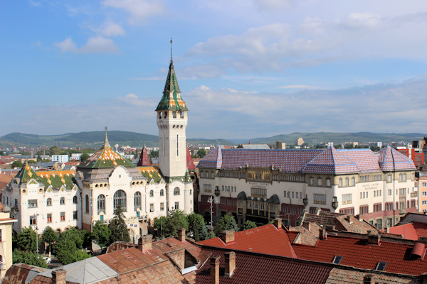 Blick auf Targu Mures (Neumarkt am Mieresch)
