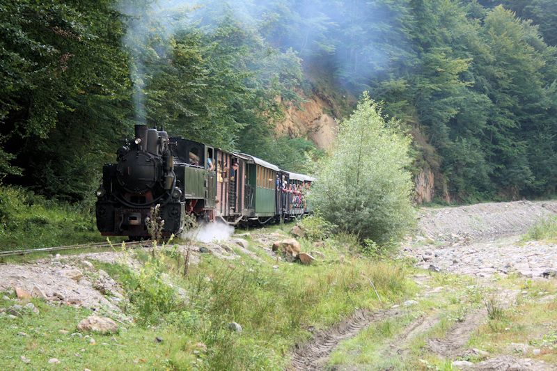 Foto: Die Wassertalbahn bei Viseu de Sus